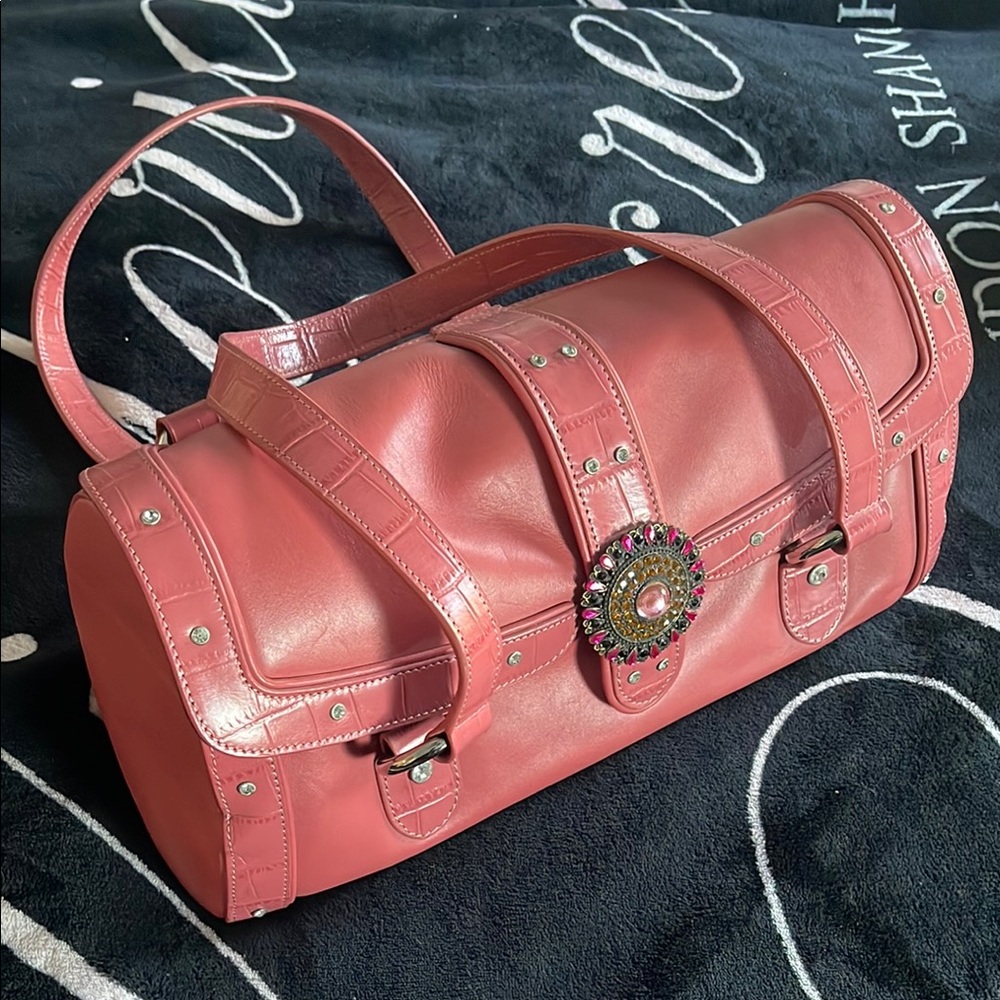 The Find Pink Barrel Bag